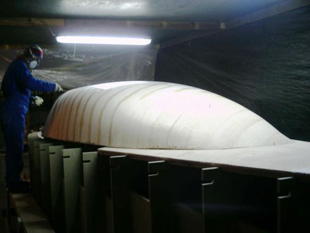 Preforme roof et pont finis